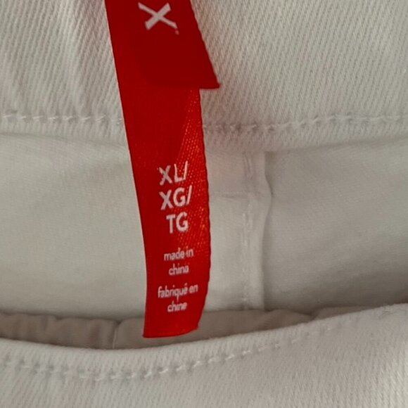 Spanx Shape Woman's White EveryWare Ankle Skinny Jeans Sz XL - Picture 9 of 12